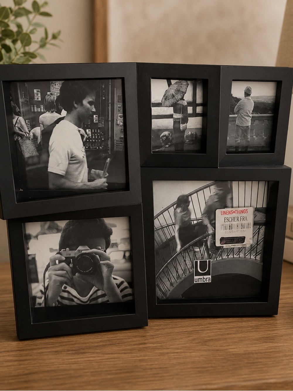 Umbra Black Multi-Photo Frame Collage Display